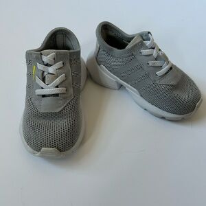 Adidas Kids Grey Sneakers, Sz. 5